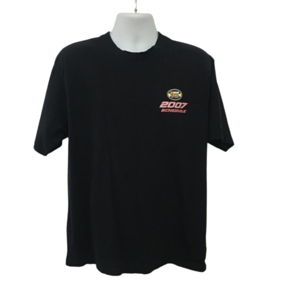 Nascar Black Nextel Cup Series 2007 Schedule T-Shirt